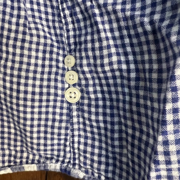 Ralph Lauren Blue Check Button Up Long Seeve Men's XXL Shirt - Picture 12 of 12